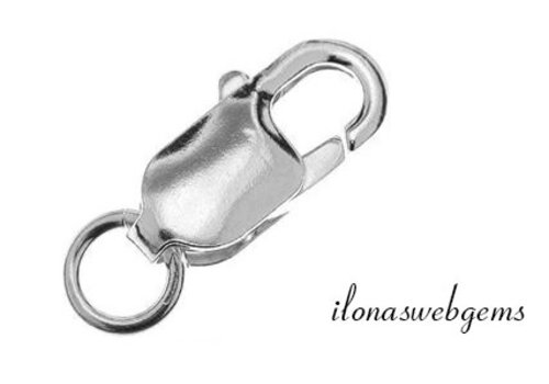 Sterling silver lobster clasp around 12x4mm