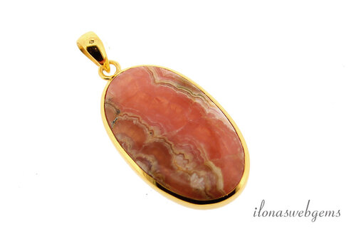 Vermeil (1 micron) Rhodochrosite approx. 48x25mm