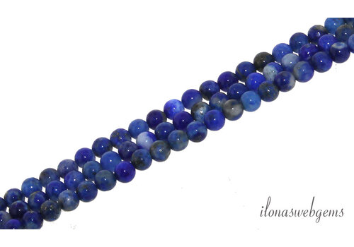 Lapis Lazuli beads round approx. 3.5mm