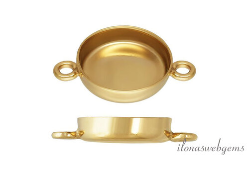 14/20 Gold filled connector voor cabochon 6mm