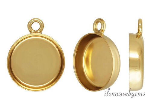 14/20 Gold filled pendant for cabochon 6mm