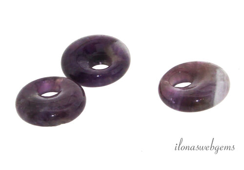 Amethist donut ca. 18x5mm