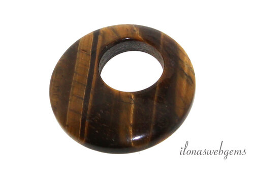 Tigerauge Donut ca. 28x7mm
