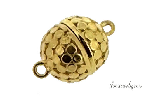 18 kt Vermeil magnetic clasp approx. 12 mm
