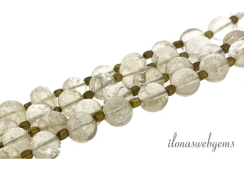 Rock crystal beads round approx. 8mm