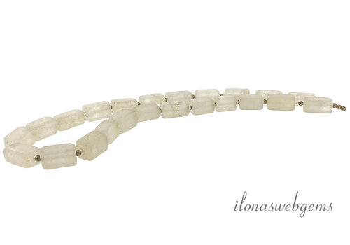 Bergkristallperlen Rechteck ca. 13x8mm