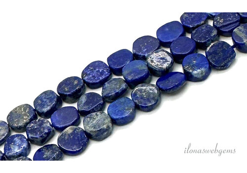 Lapis Lazuli kralen coin ca. 7mm