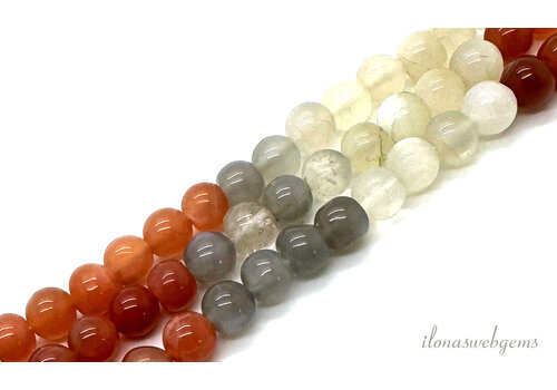 Moonstone beads round approx. 5.5mm