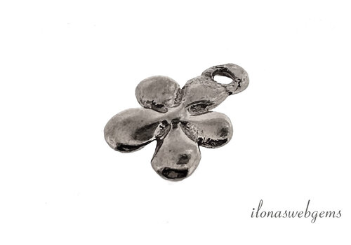 Charm-Blume aus Sterlingsilber, ca. 10 mm