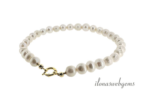 Freshwater pearl necklace - Vermeil - Goldfilled