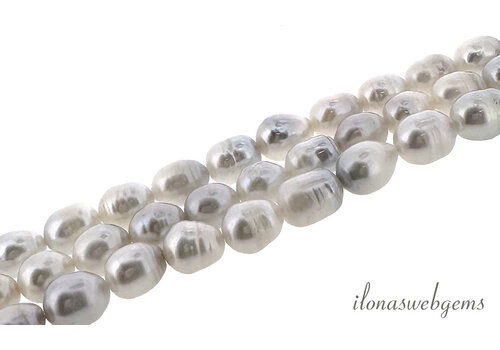 Zoetwaterparels ca. 10x7mm