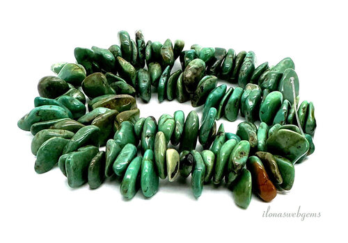 Turquoise beads approx. 12 to 22mm Side drill
