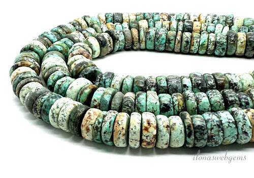 Arizona Turkoois kralen ca. 17x6mm