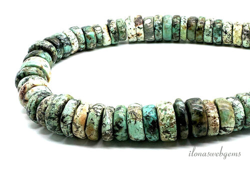 Arizona Turkoois kralen ca. 17x5mm