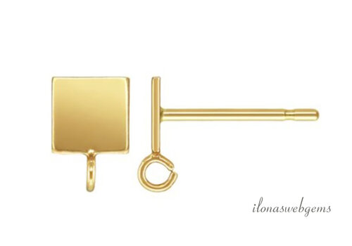 14/20 Gold filled stud earrings approx. 5mm