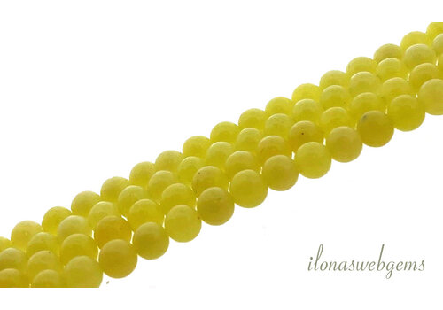 Lemon Jade kralen rond ca. 4mm