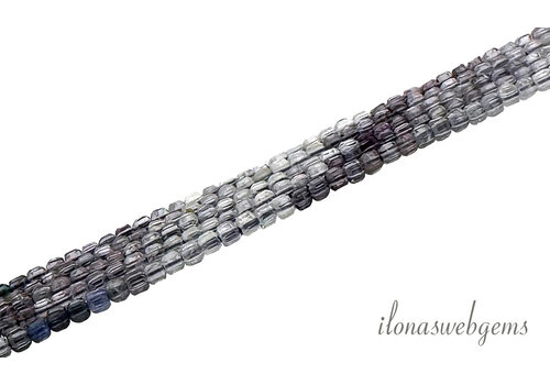 Iolithperlen Würfel ca. 2mm