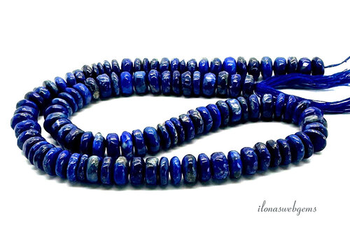 Lapislazuli-Perlenscheiben ca. 8x4mm