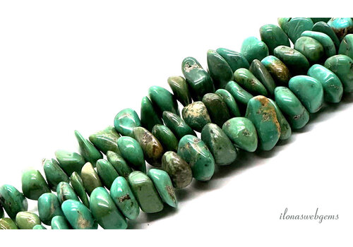 Türkise Perlennuggets ca. 11x9x4mm