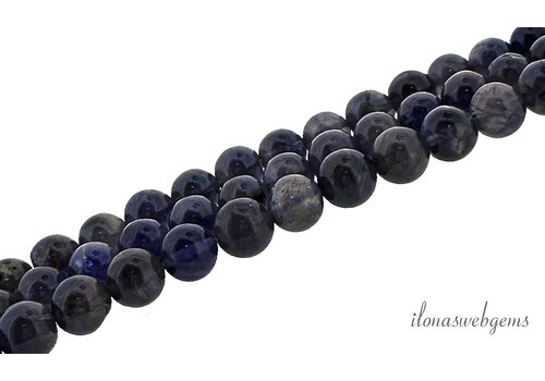 Iolith-Perlen rund, ca. 7 mm