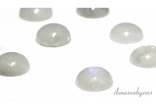 Regenboog maansteen cabochon ca. 4mm