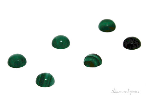 Malachiet cabochon ca. 6mm