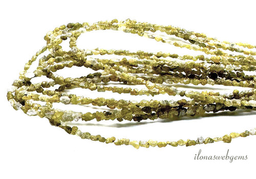 Diamant kralen olijf ca. 3x2mm
