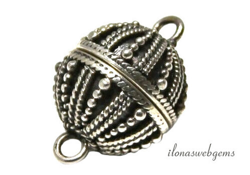 Sterling silver magnetic clasp approx. 16mm