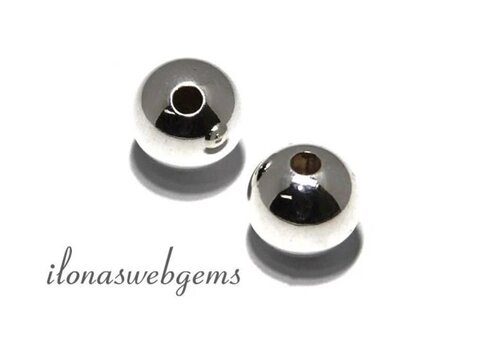 Abstandshalter/Perle aus Sterlingsilber, ca. 12 mm