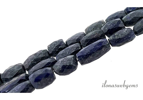 Lapislazuli-Perlen in freier Form, ca. 20 x 12 mm