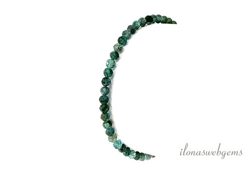 Apatite beads round faceted bracelet approx 4mm