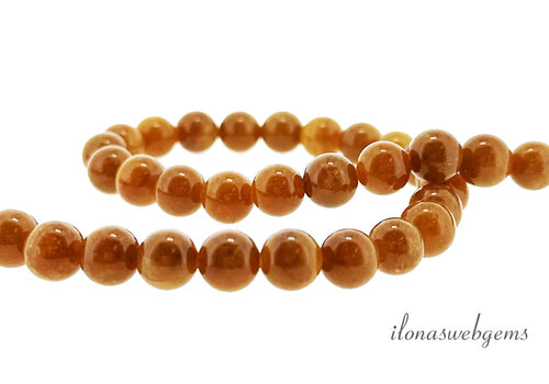 Jade kralen rond ca. 12mm