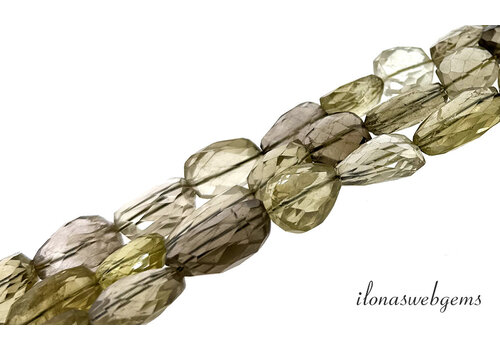 Bio Lemon Quatz kralen free shape ca. 20x15x9mm