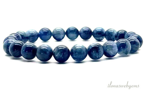 Kyaniet kralen rond ca. 8mm