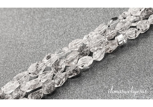 Herkimer Diamond kralen ca. 8x6mm tot 9x6mm