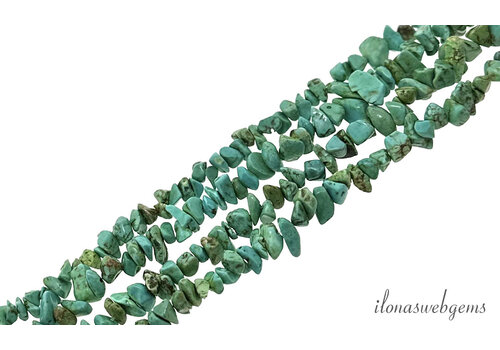 Turquoise beads split approx. 5-8mm
