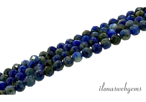 Lapis Lazuli beads mini faceted round 2mm