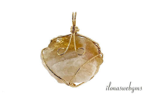 Vermeil wire hanger Citrien ca.