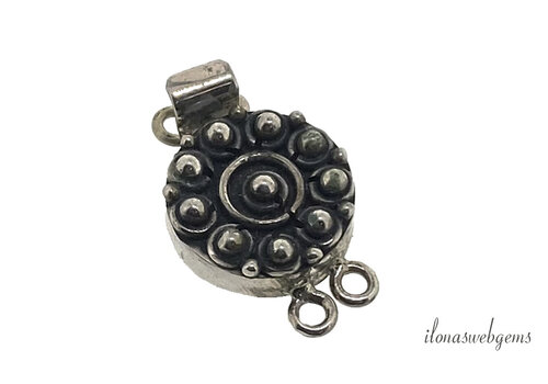 Sterling silver box lock approx. 31x20mm