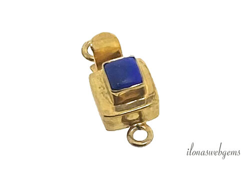 Vermeil bakslot Lapis Lazuli ca.