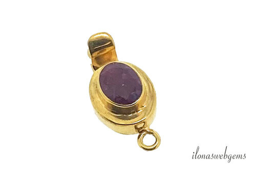 Vermeil bakslot Robijn ca.