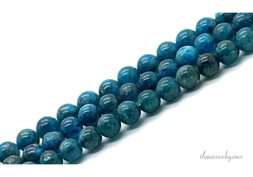 Apatite beads round approx. 5mm