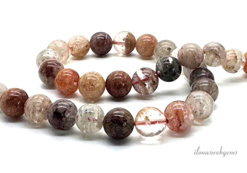 Ghost crystal beads round approx. 8mm