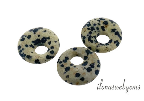 Dalmatier Jaspis donut ca. 18x5mm