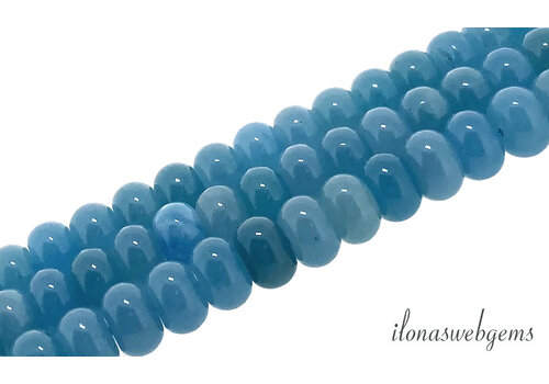 Jade beads rondel approx. 8x5mm