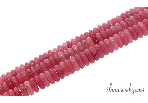 Jade beads disc approx. 8x2mm