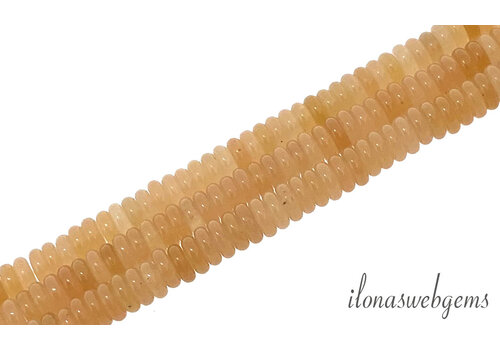 Jade kralen disc ca. 8x2mm