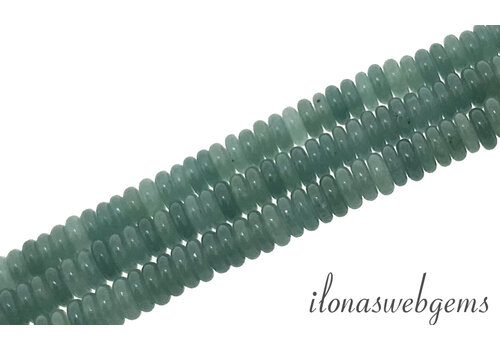 Jade beads disc approx. 8x2mm