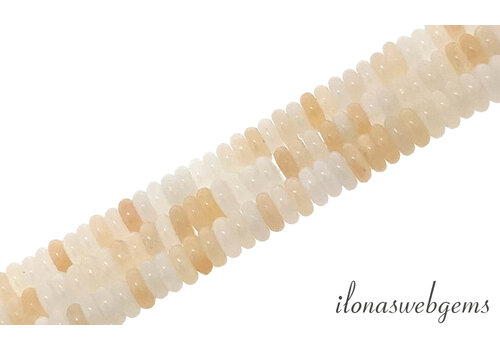 Jade beads disc approx. 8x2mm