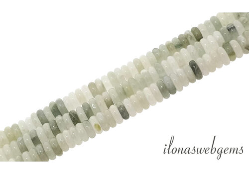Jade kralen disc ca. 8x2mm